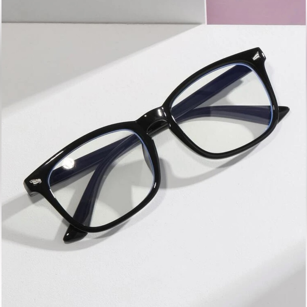 black glasses ( more of a accessory )